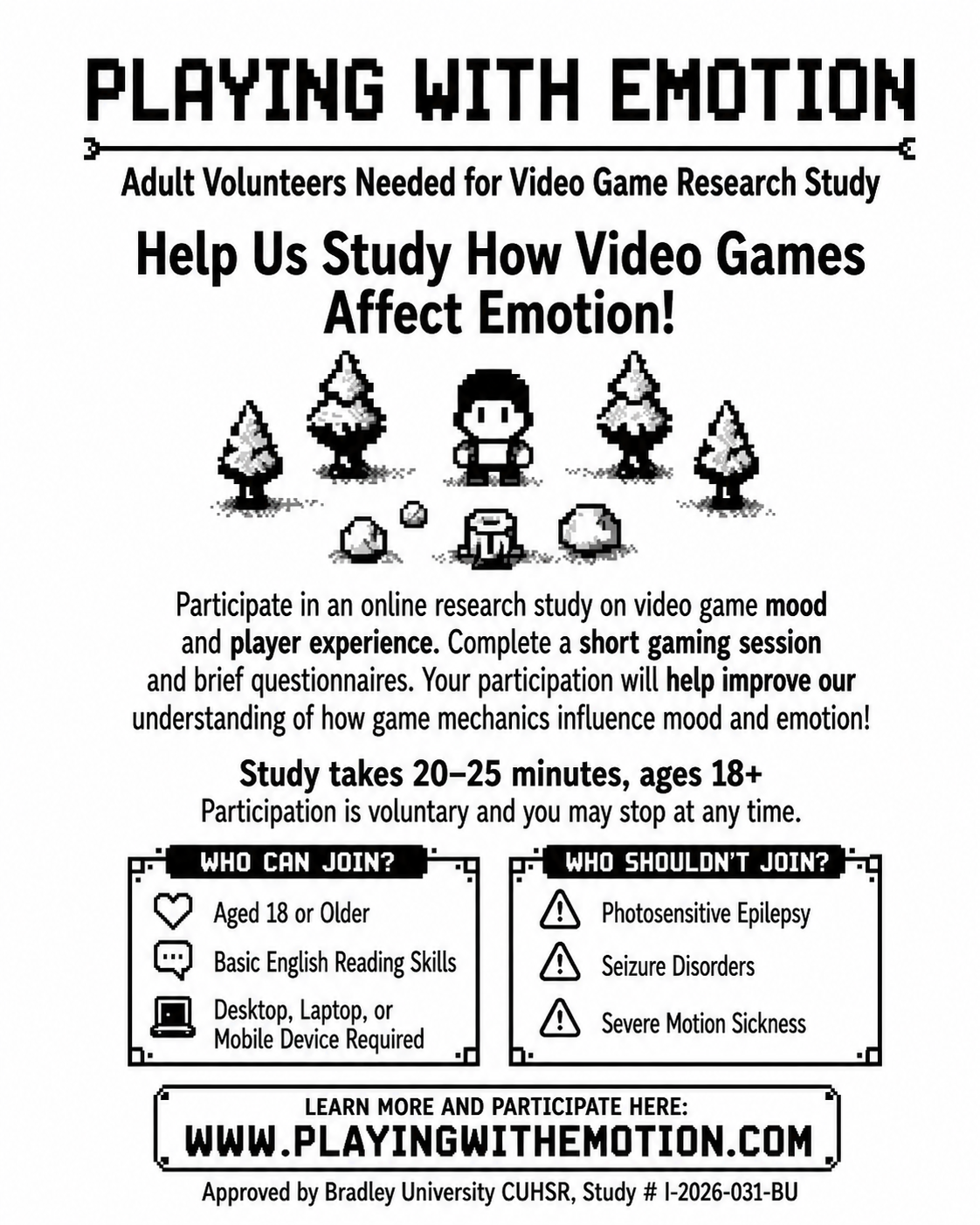 HCI & Video Game Psychology Graduate Research Project